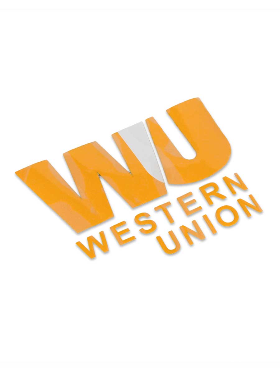 Western Union - Sleeve Sponsor - For Liverpool Jerseys - Yellow