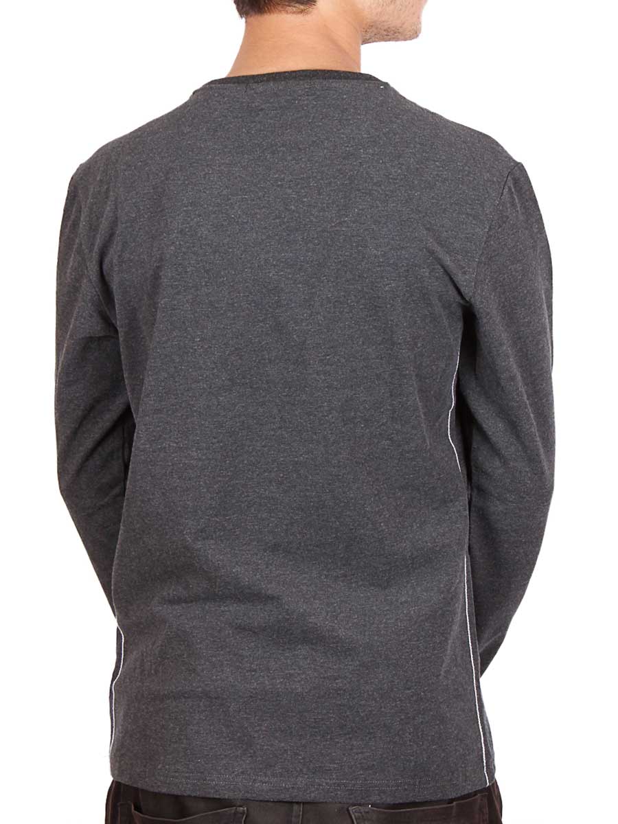 One Above Full Sleeves T-Shirt - Dark Grey