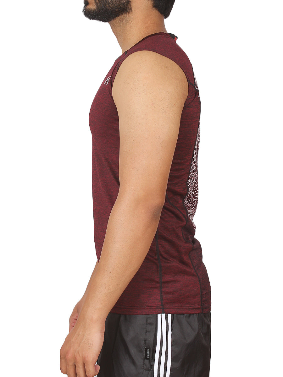 Core Chevron Sleeveless - 3310 - Maroon
