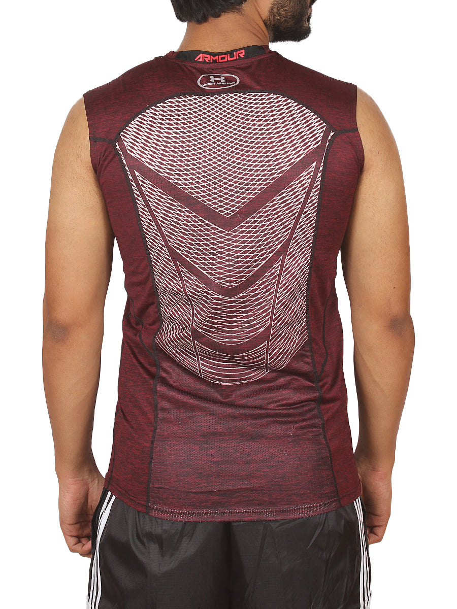 Core Chevron Sleeveless - 3310 - Maroon