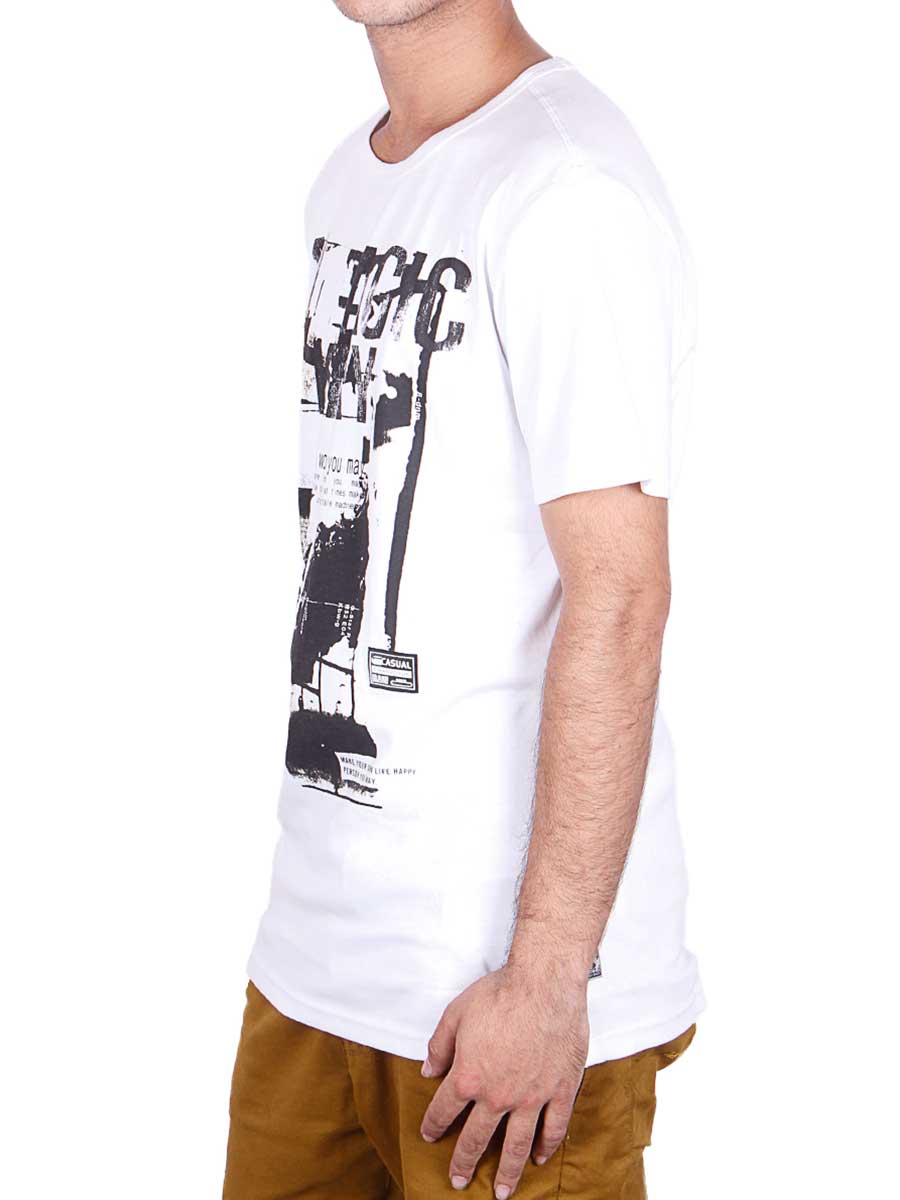 Deep In Pop Style T-Shirt - White