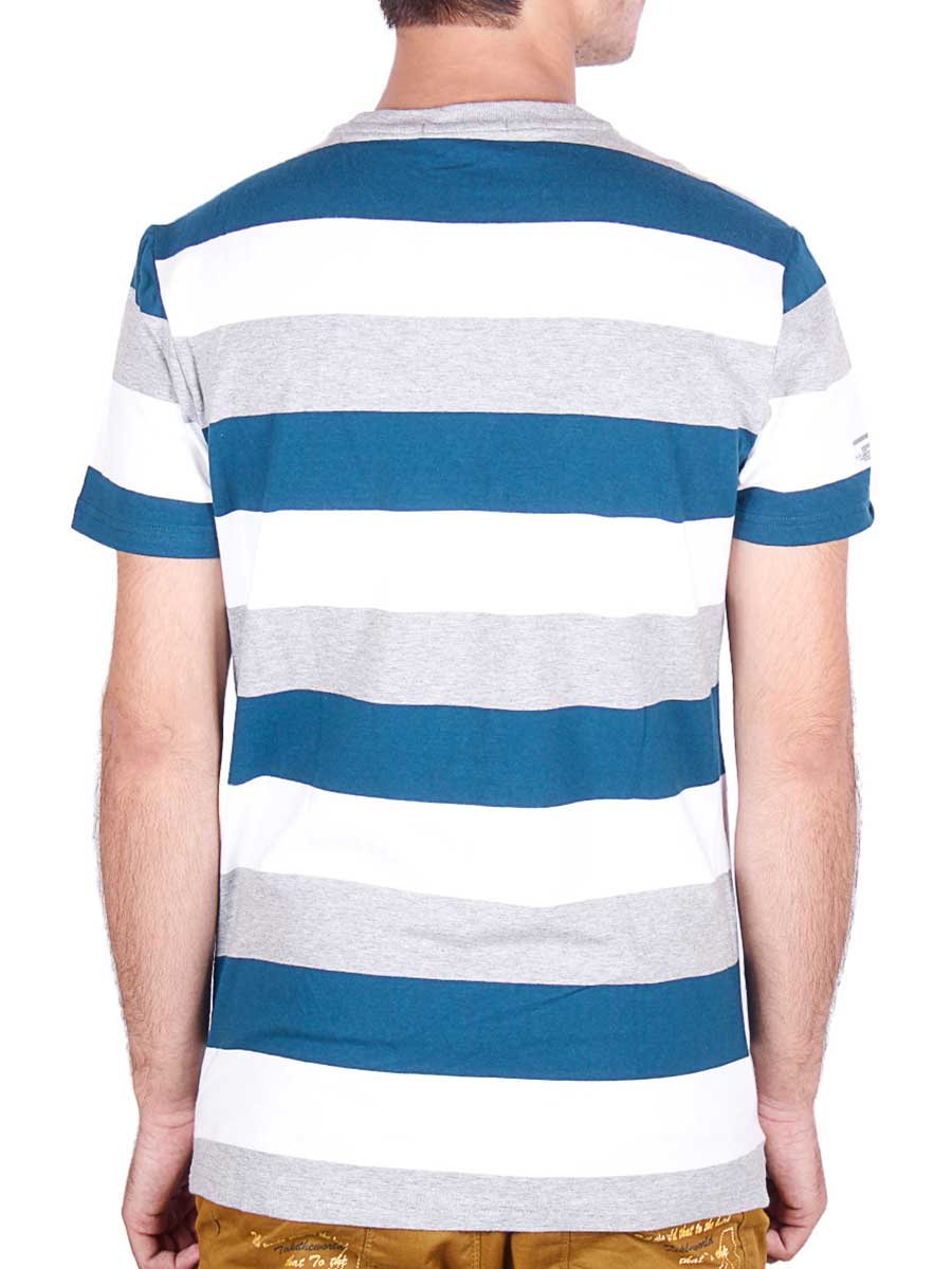 Stripes T-Shirt - Blue / Grey
