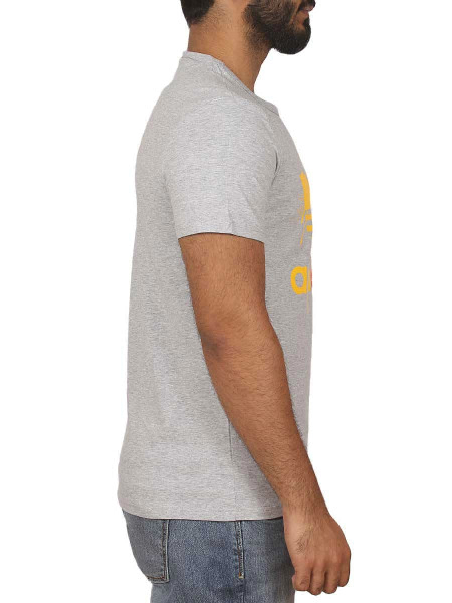Trefoil Logo Spots Embossed T-Shirt - 8701 - Grey