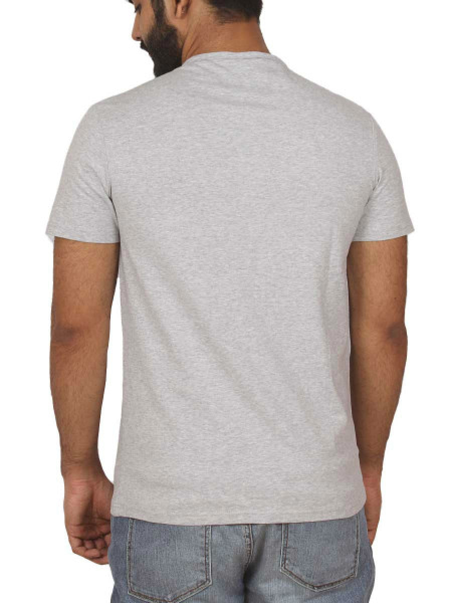 Trefoil Logo Spots Embossed T-Shirt - 8701 - Grey