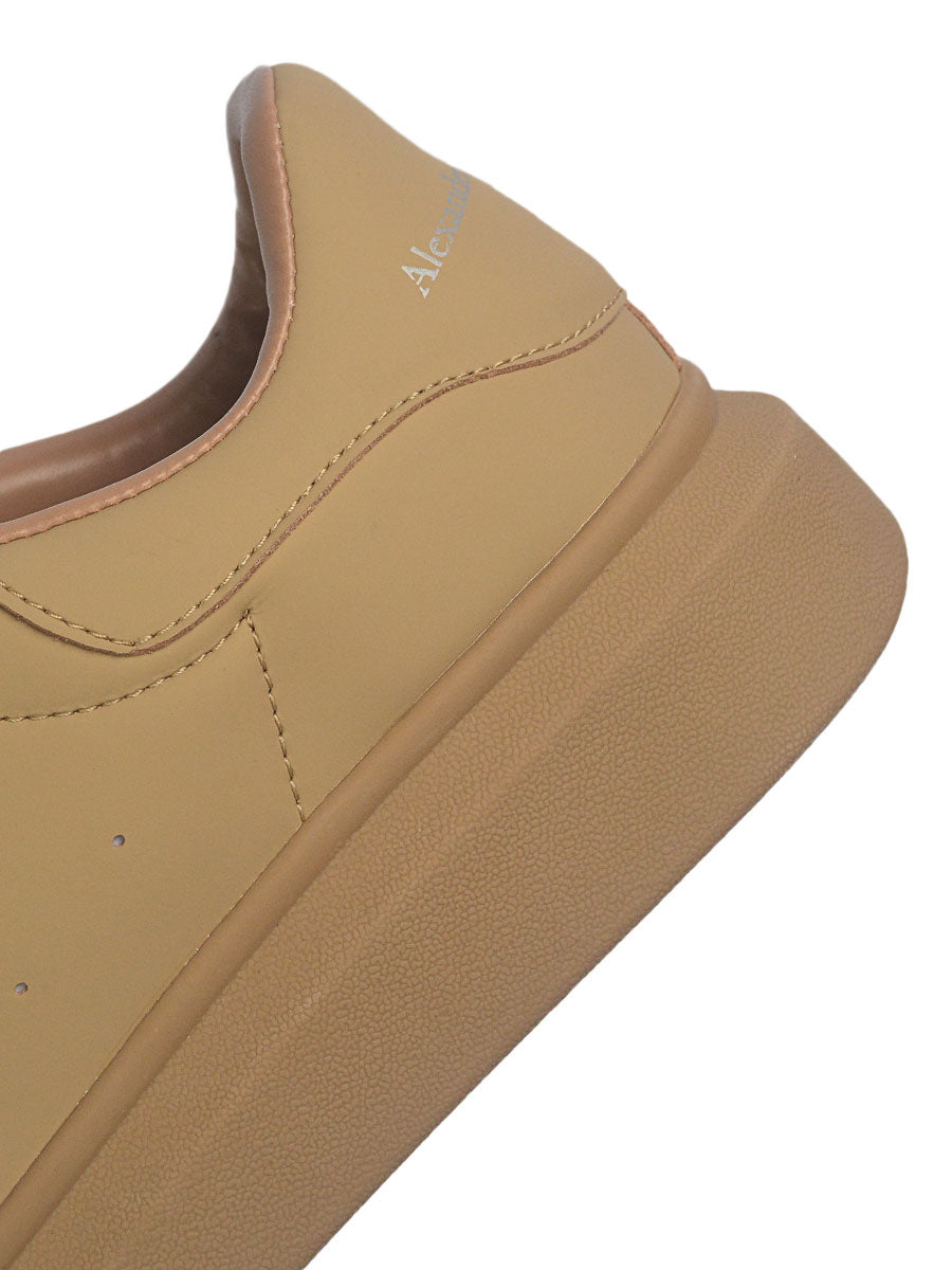 Wedge Sole - Oversized Sneakers - Beige