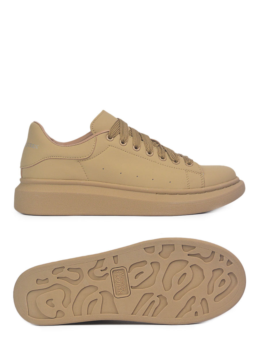 Wedge Sole - Oversized Sneakers - Beige