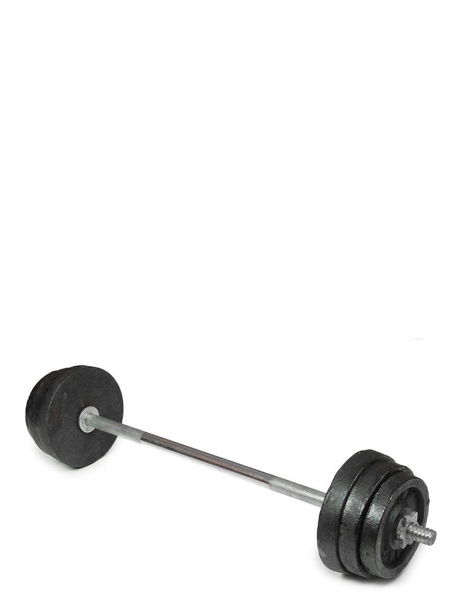 Solid Barbell Set With 4ft Rod - 24kg / 32kg / 40kg