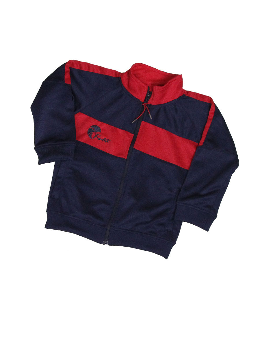 Reborn - Tracksuit - Navy Blue / Scarlet Red