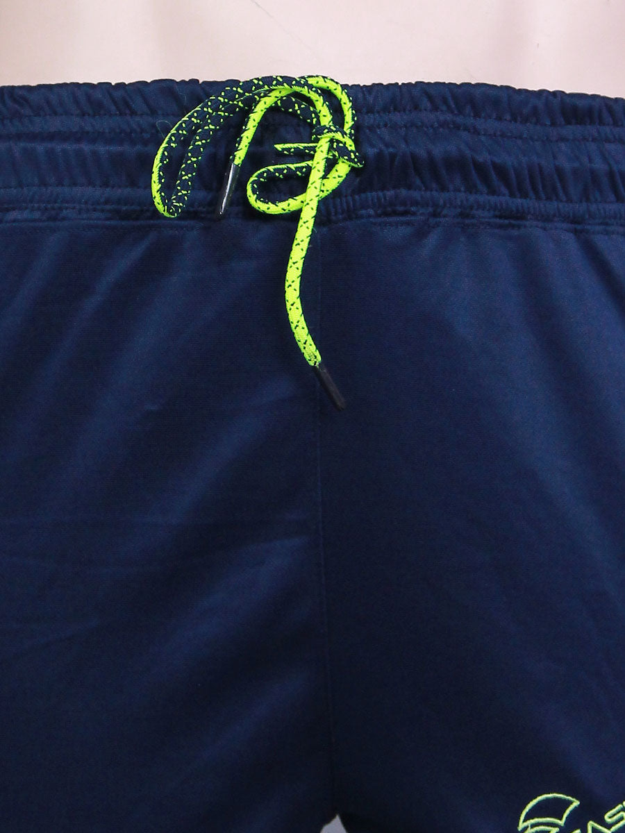 Bolt - Three Quarter Shorts - Dark Blue / Volt