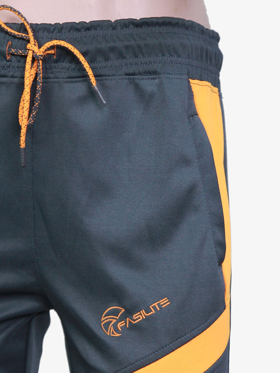 Bolt - Three Quarter Shorts - Grey / Orange