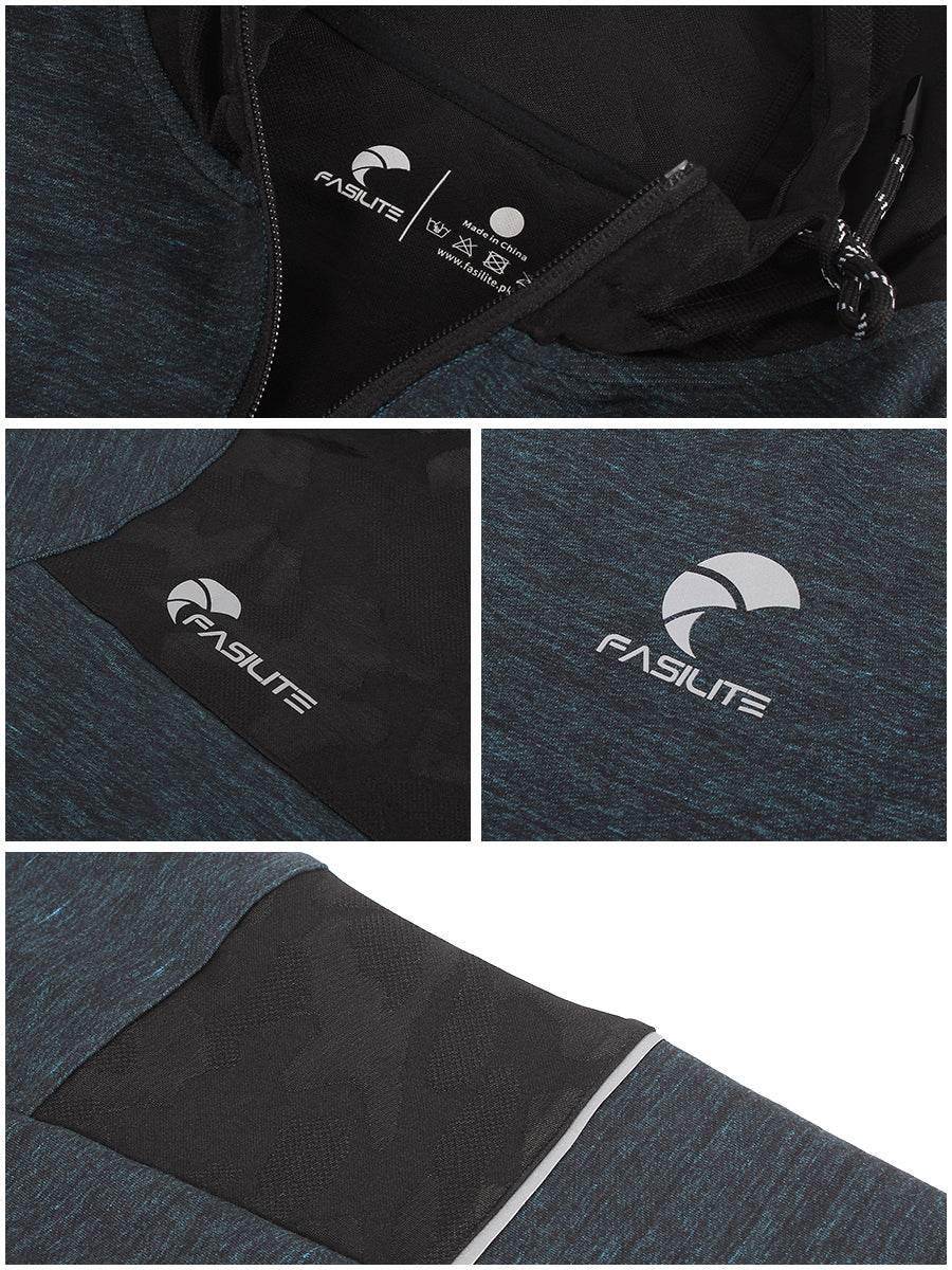 Astro Camo Zip - Upper - 8104 - Space Cadet Blue / Nero Black