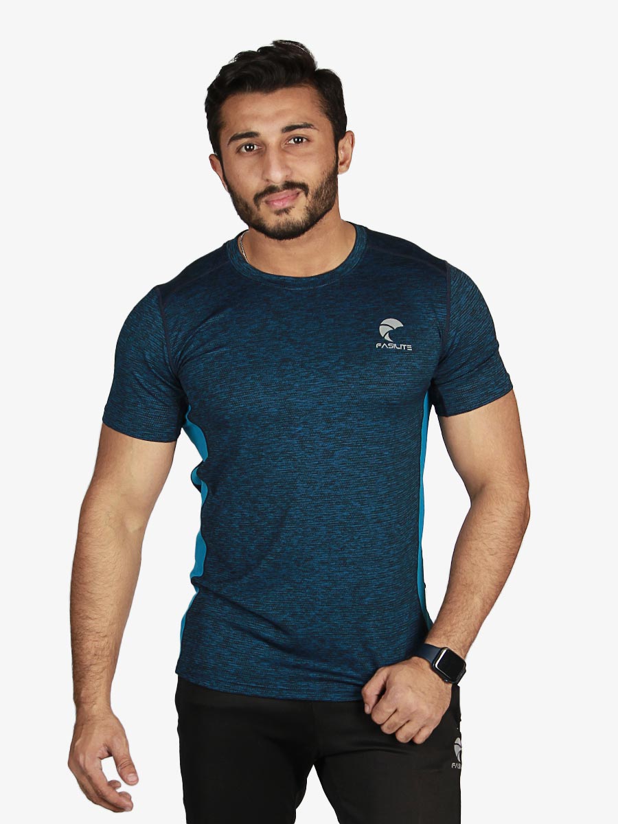 Duo Coast - T-Shirt - 1301 - Dark Blue / Royal Blue