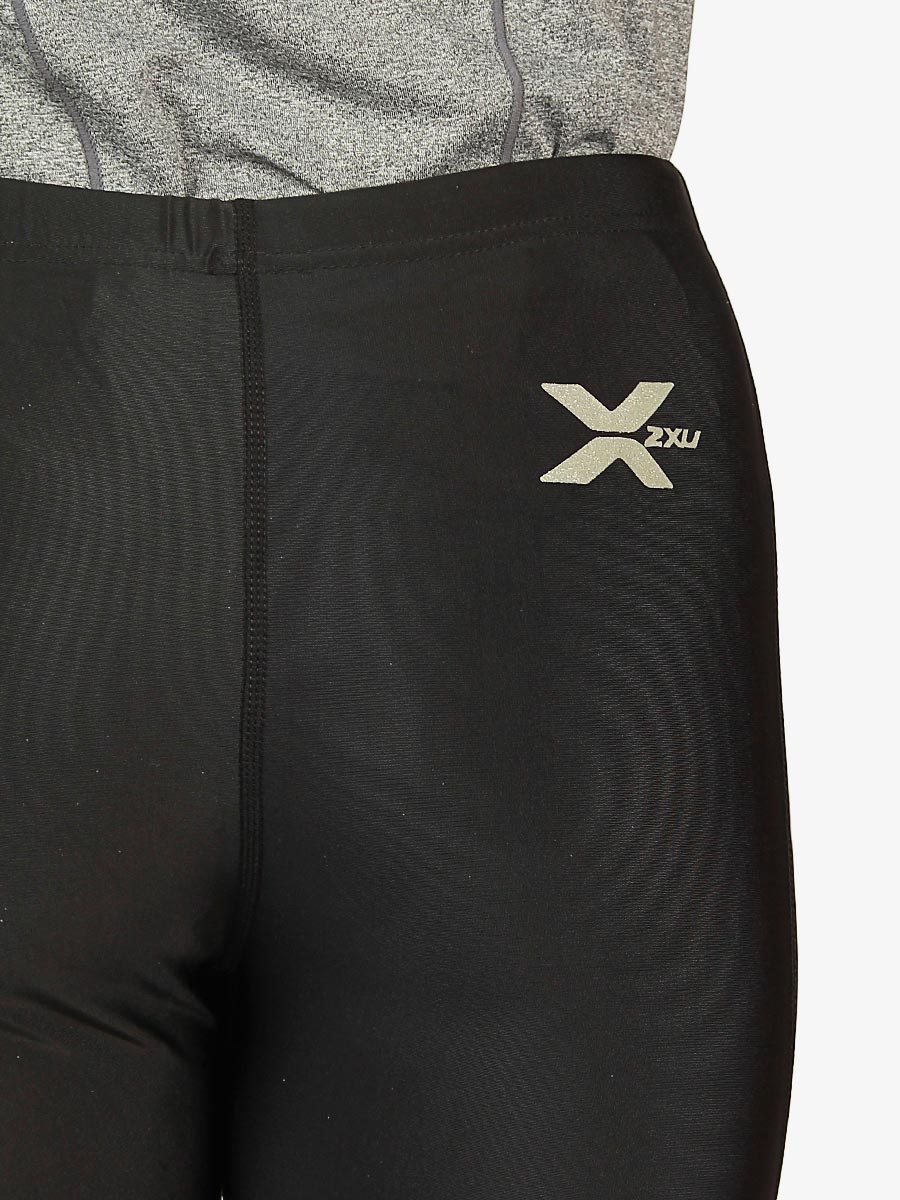 Compression Tights - 001 - Silver / Black