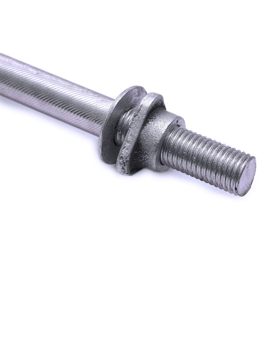 Chrome Triangle Nut Dumbbell Rod - 1 Piece
