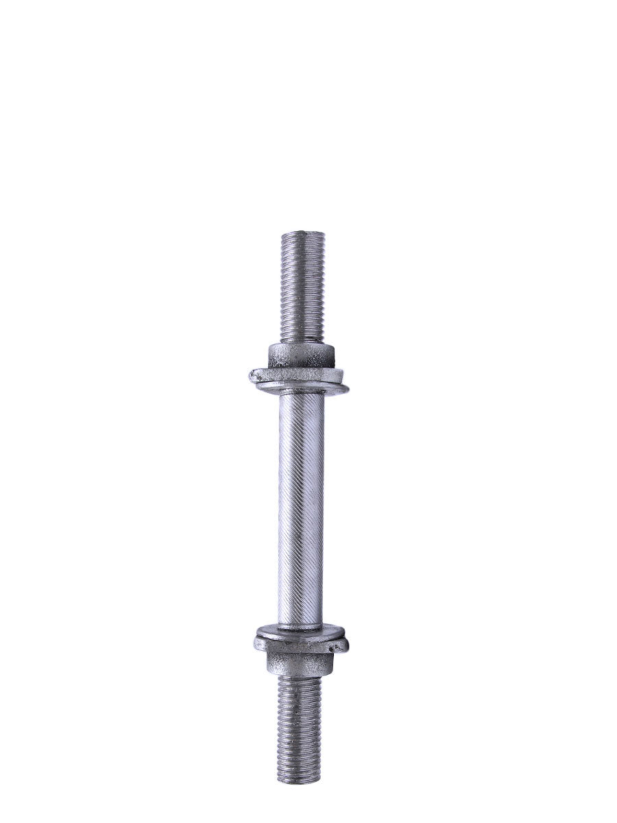 Chrome Triangle Nut Dumbbell Rod - 1 Piece