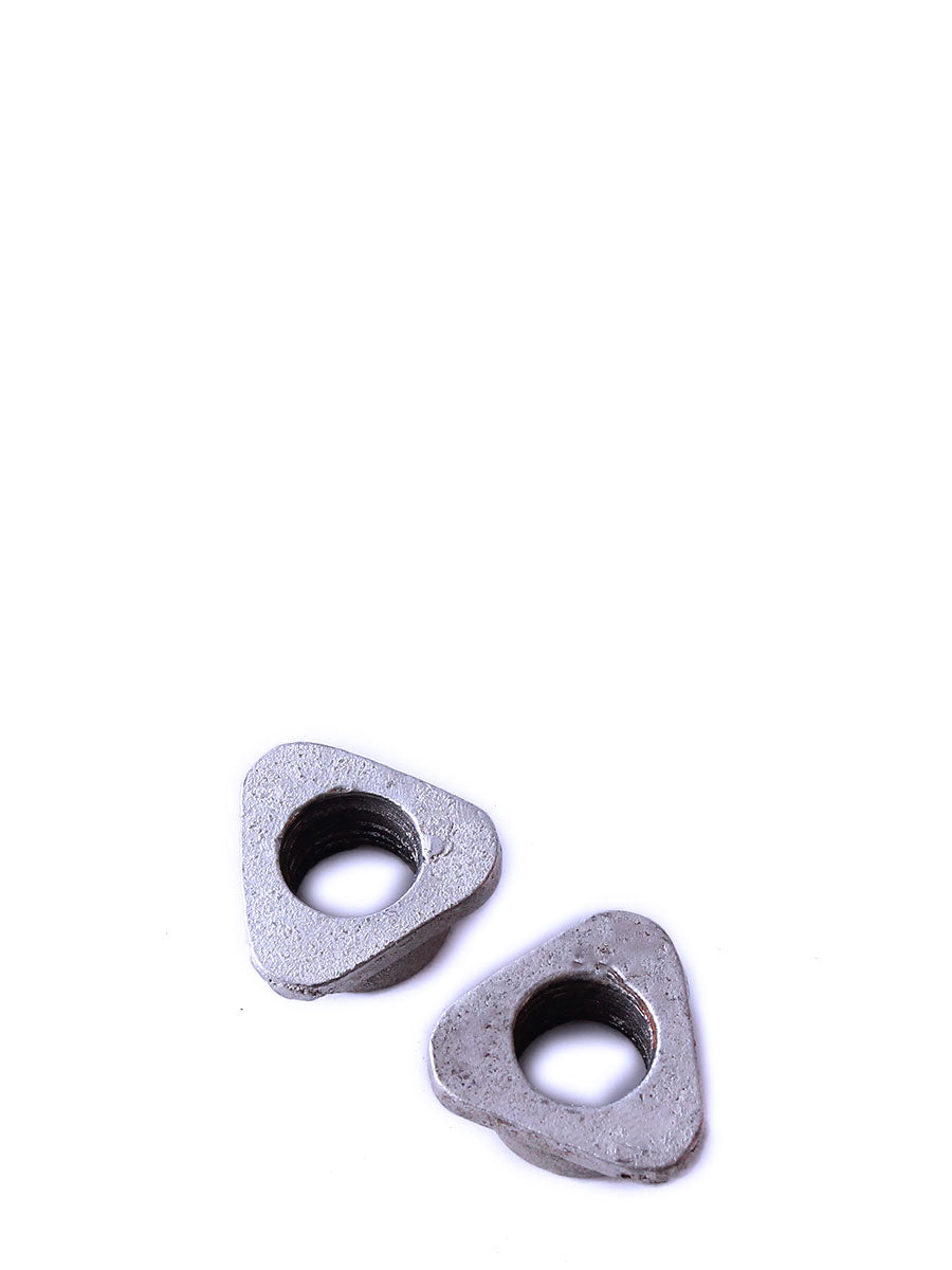 Chrome Triangle Nut Dumbbell Rod - 1 Piece