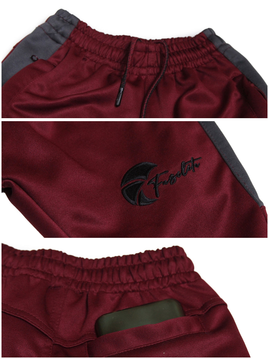 Reborn - Tracksuit - Rosewood Maroon / Lava Grey