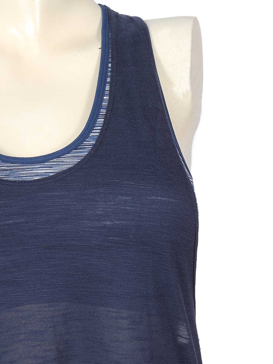 Racerback Vest - Sports Bra - 1528 - Blue