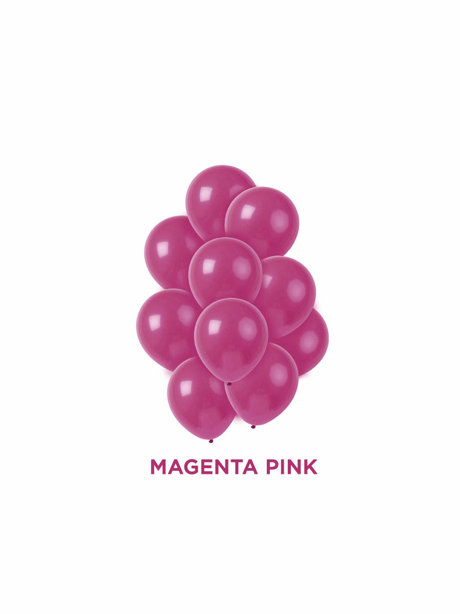 Solid Latex Balloons 10 Pcs