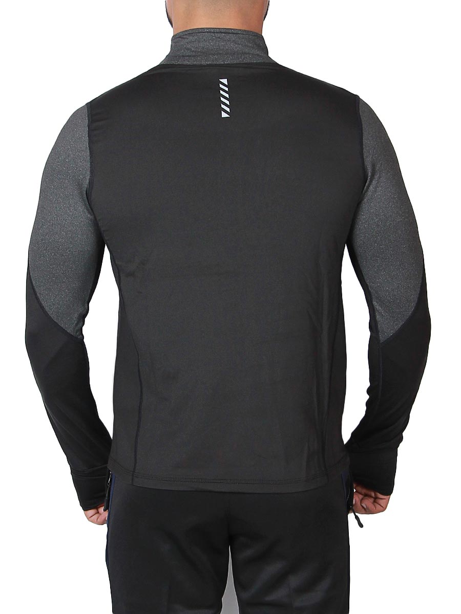 Ultra Next - Full Sleeves T-Shirt - 9305 - Black / Grey