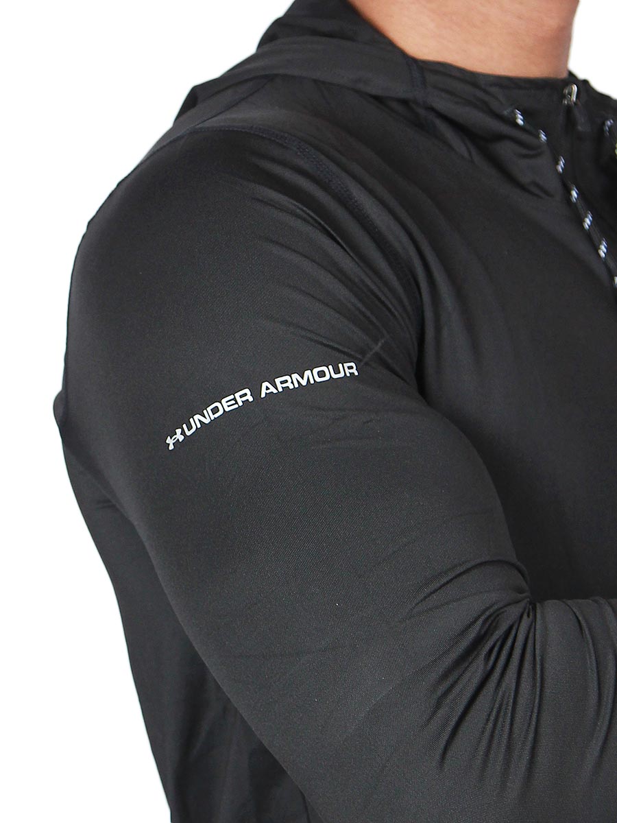 Armour Tech Hoodie 2.0 - Full Sleeves T-Shirt - 9306 - Black