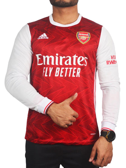 Arsenal Fan Version Full Sleeves Home Jersey 2020 2021