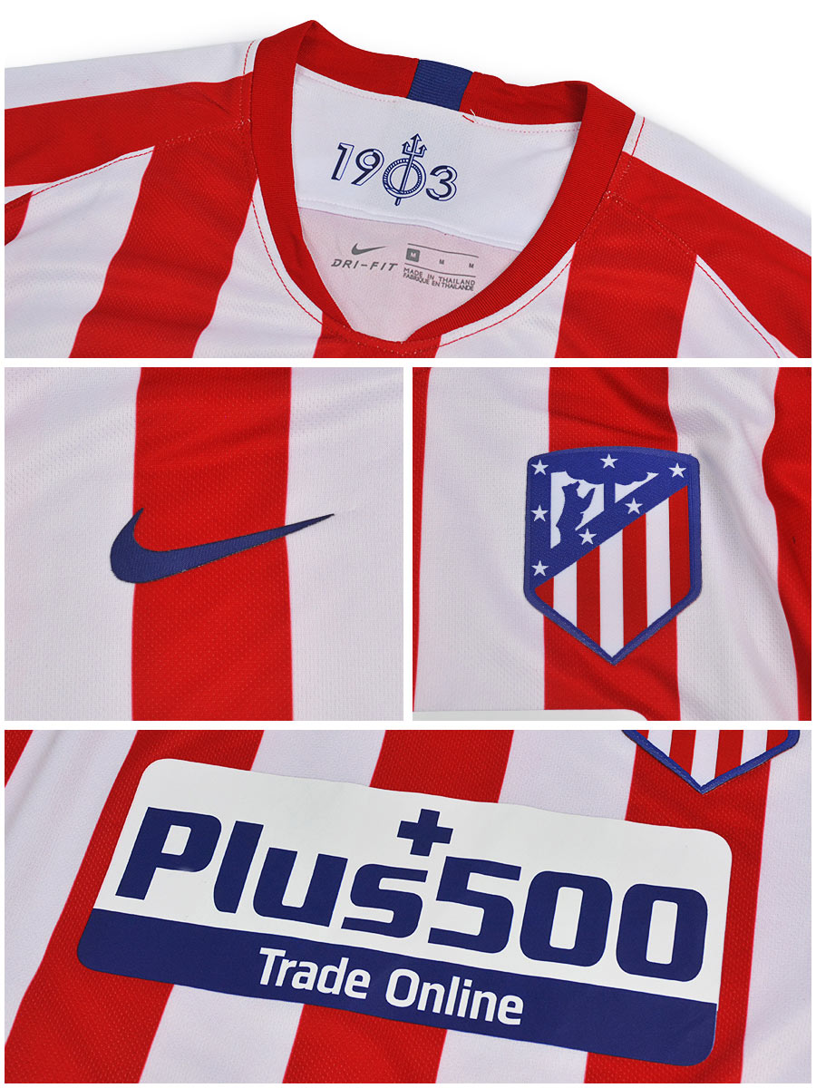 Atletico Madrid - Fan Version - Half Sleeves - Home Jersey - 2019 / 2020