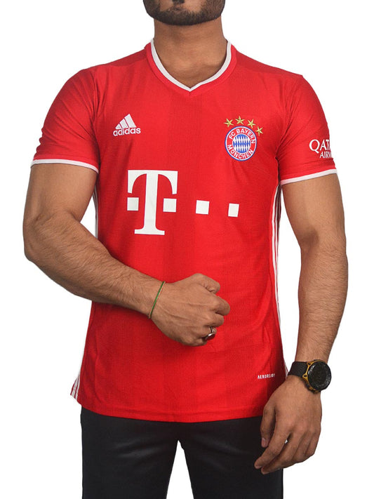 Bayern Munchen - Fan Version - Half Sleeves - Home Jersey - 2020 / 2021