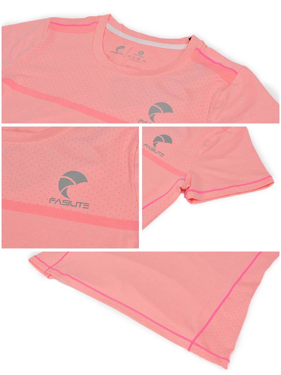 Bliss Zones - T-Shirt - 20004 - Peach Orange / Pink