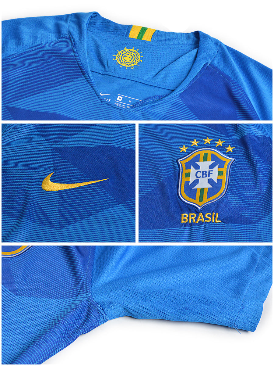 Brazil National Team - Half Sleeves - Away Jersey
