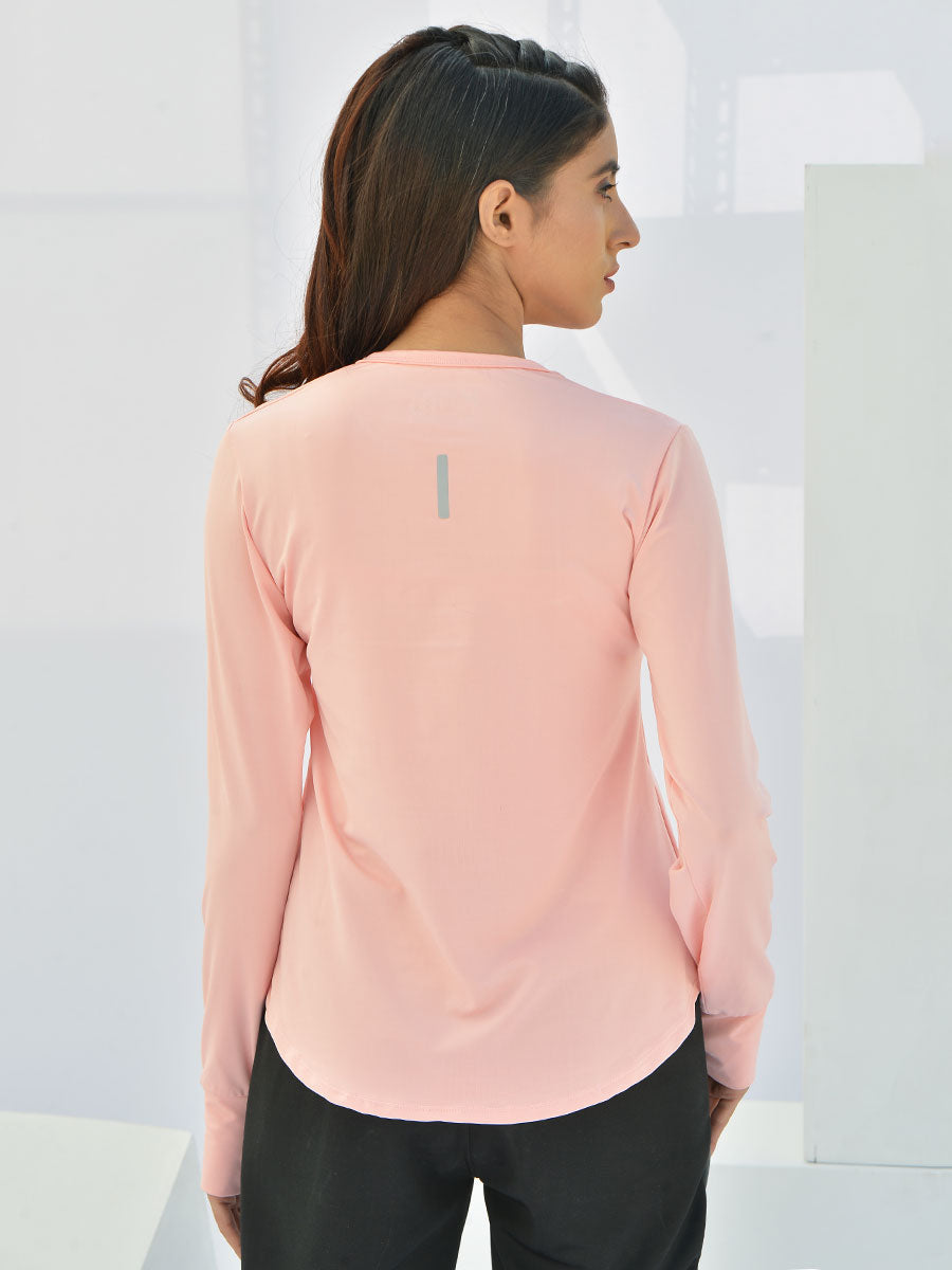 Classic - Full Sleeves - T-Shirt - 020 - Peach