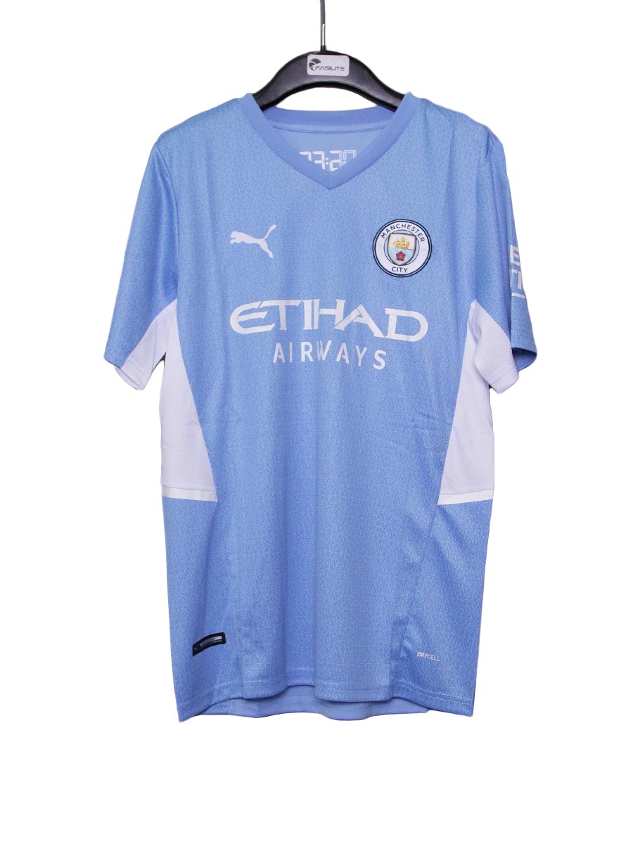 Manchester City - Fan Version - Half Sleeves - Home Jersey - 2021 / 20 ...