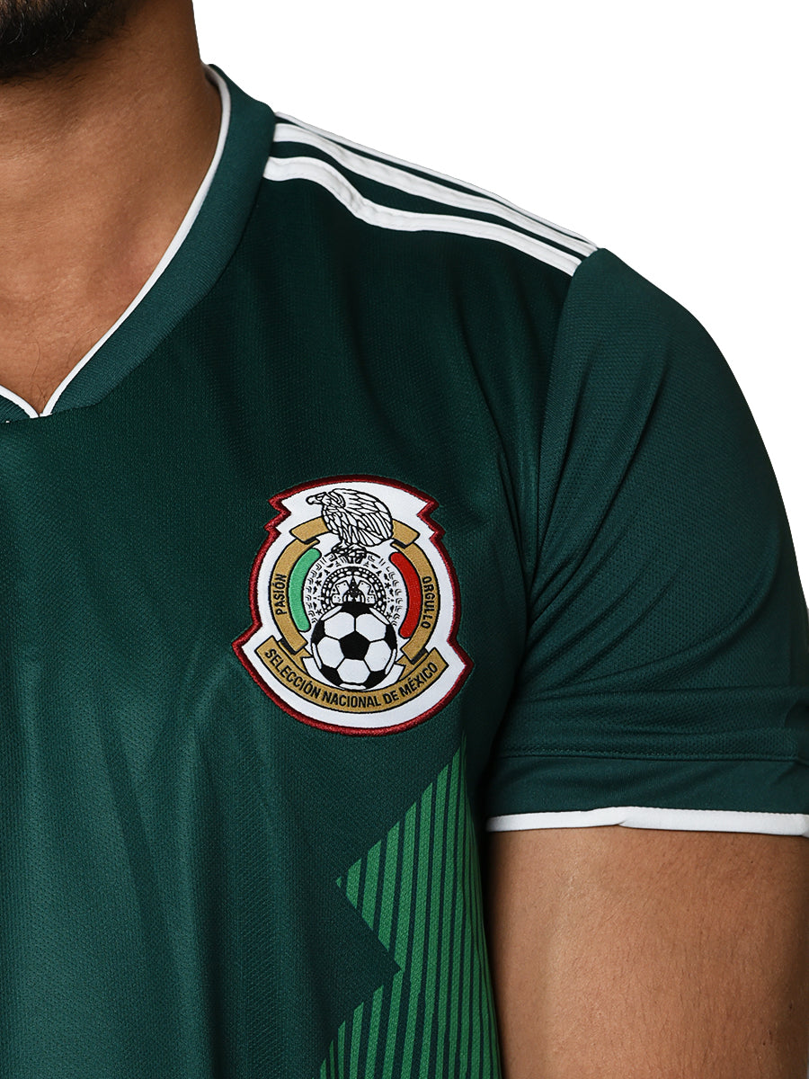 Mexico National Team Soccer Baseball Jersey Patriotic Flag T-Shirt Unisex Adult Youth