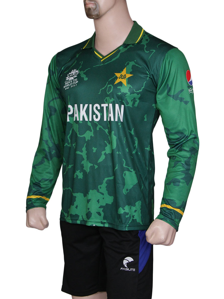 Pakistan Full Sleeves T-Shirt - ICC World Cup Twenty20 Replica UAE 2021