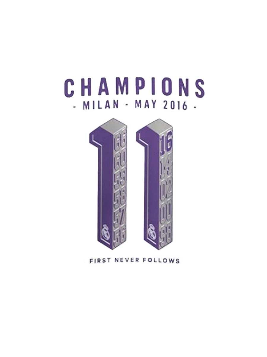 Champions 11 - Heat Press Sticker - For Real Madrid