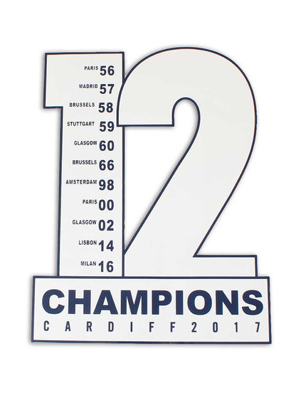 Champions 12 - Heat Press Sticker - For Real Madrid
