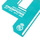 Uefa Super Cup Champions 4 - Heat Press Sticker - For Real Madrid Home