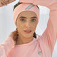 Headband Reflective Cross Stripes S6 - Light Pink