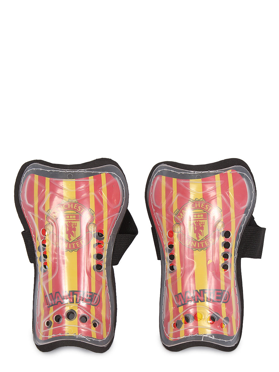Manchester United Shin Guards - 02 - Red / Yellow