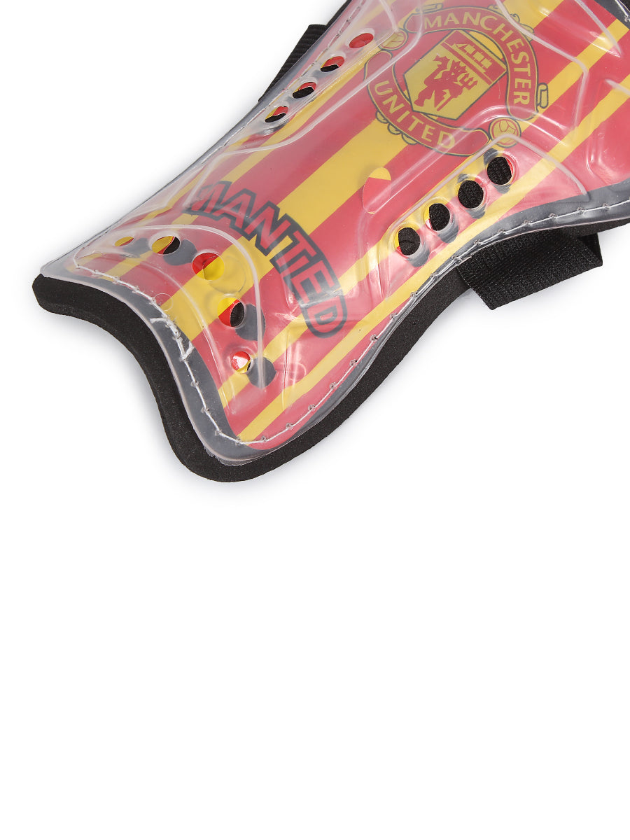 Manchester United Shin Guards - 02 - Red / Yellow