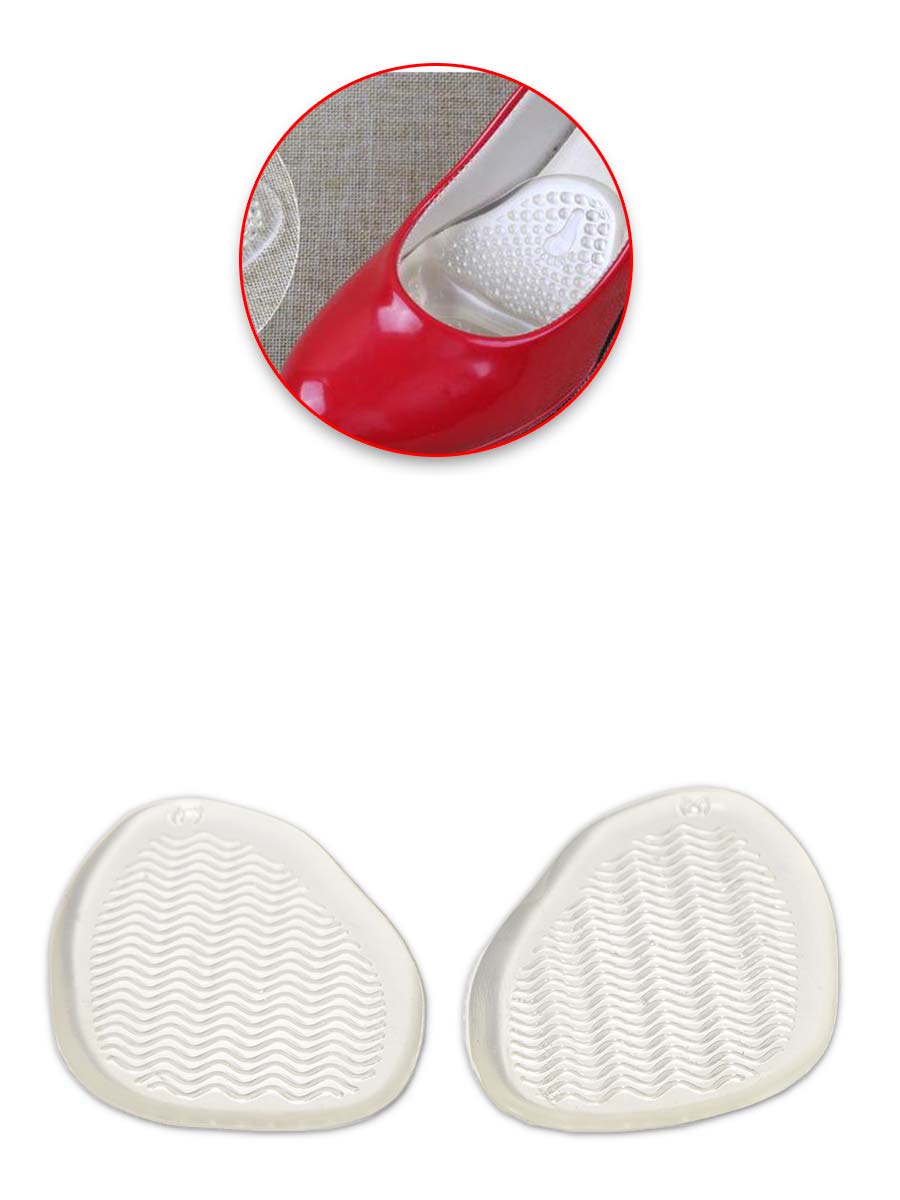 Silicone Gel Insole Front Pad - Transparent