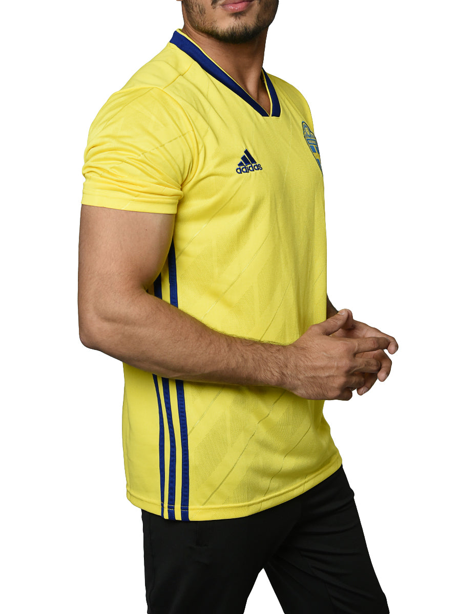 Sweden National Team - Half Sleeves - Home Jersey