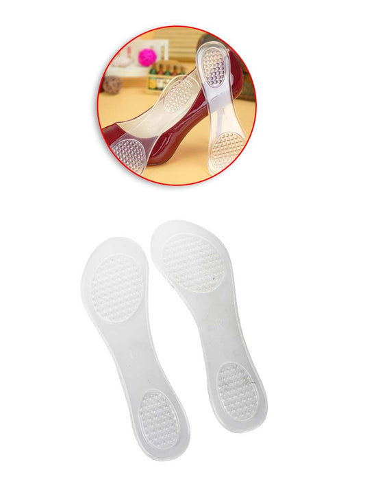 Silicone Gel Massage Insole Pair - Transparent