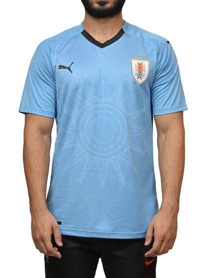Uruguay National Team - Half Sleeves - Home Jersey