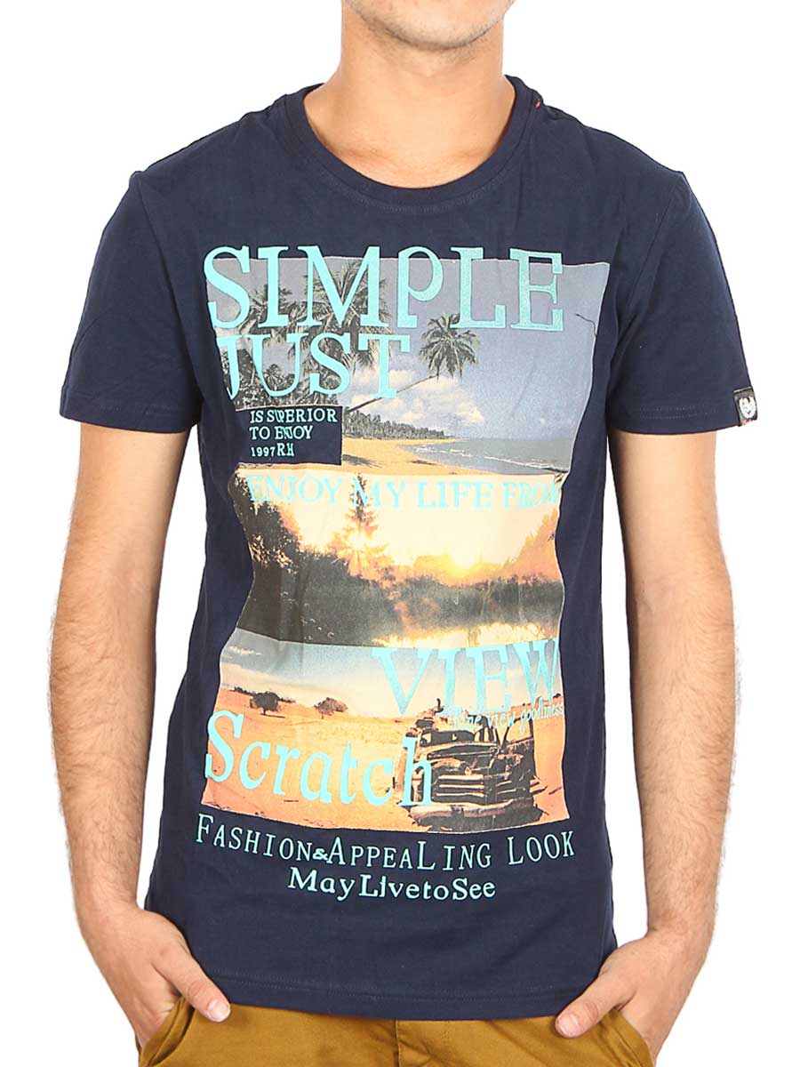 Simple Just T-Shirt - Dark Blue