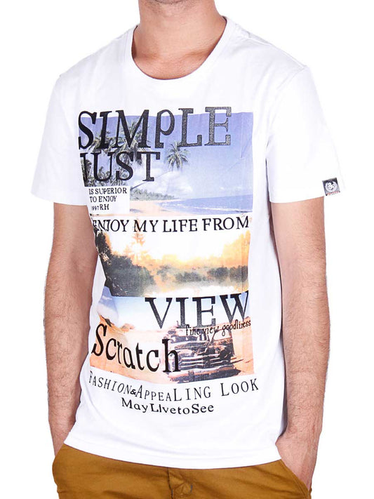 Simple Just T-Shirt - White