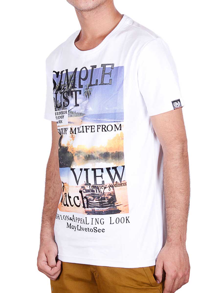 Simple Just T-Shirt - White