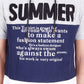 Summer Hoody T-Shirt - Grey / Dark Blue