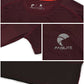 Roadster - T-Shirt - 1817 - Maroon / Chocolate Brown