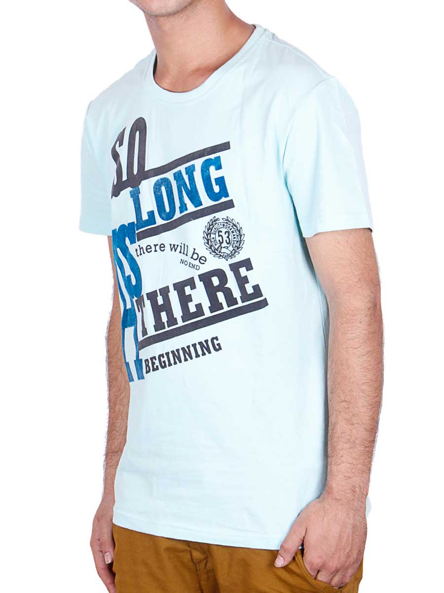 So Long As There Beginning T-Shirt - Sky Blue